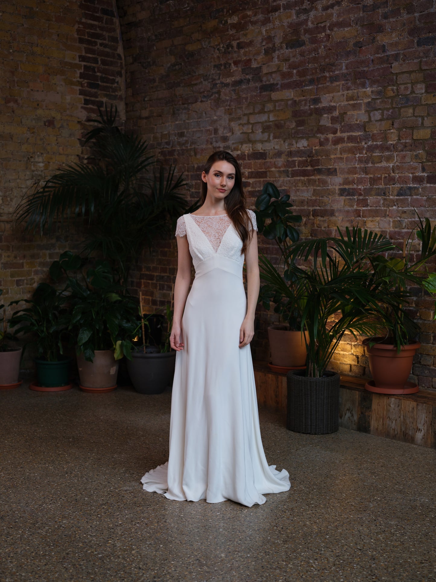 SOLD - Aurelia Lace Wedding Dress Sample Sale UK12