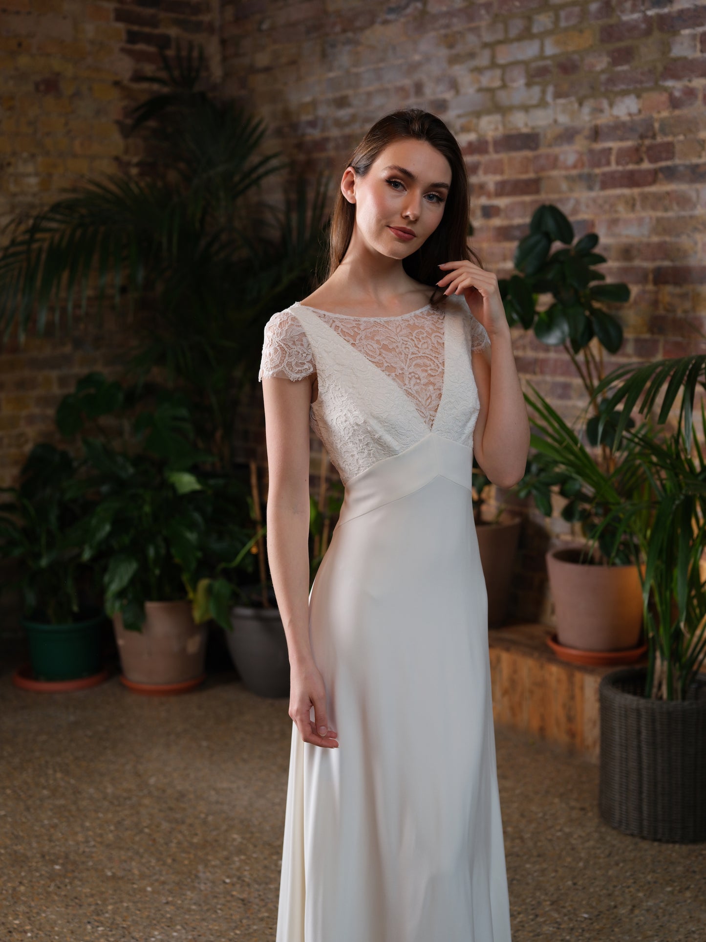 SOLD - Aurelia Lace Wedding Dress Sample Sale UK12