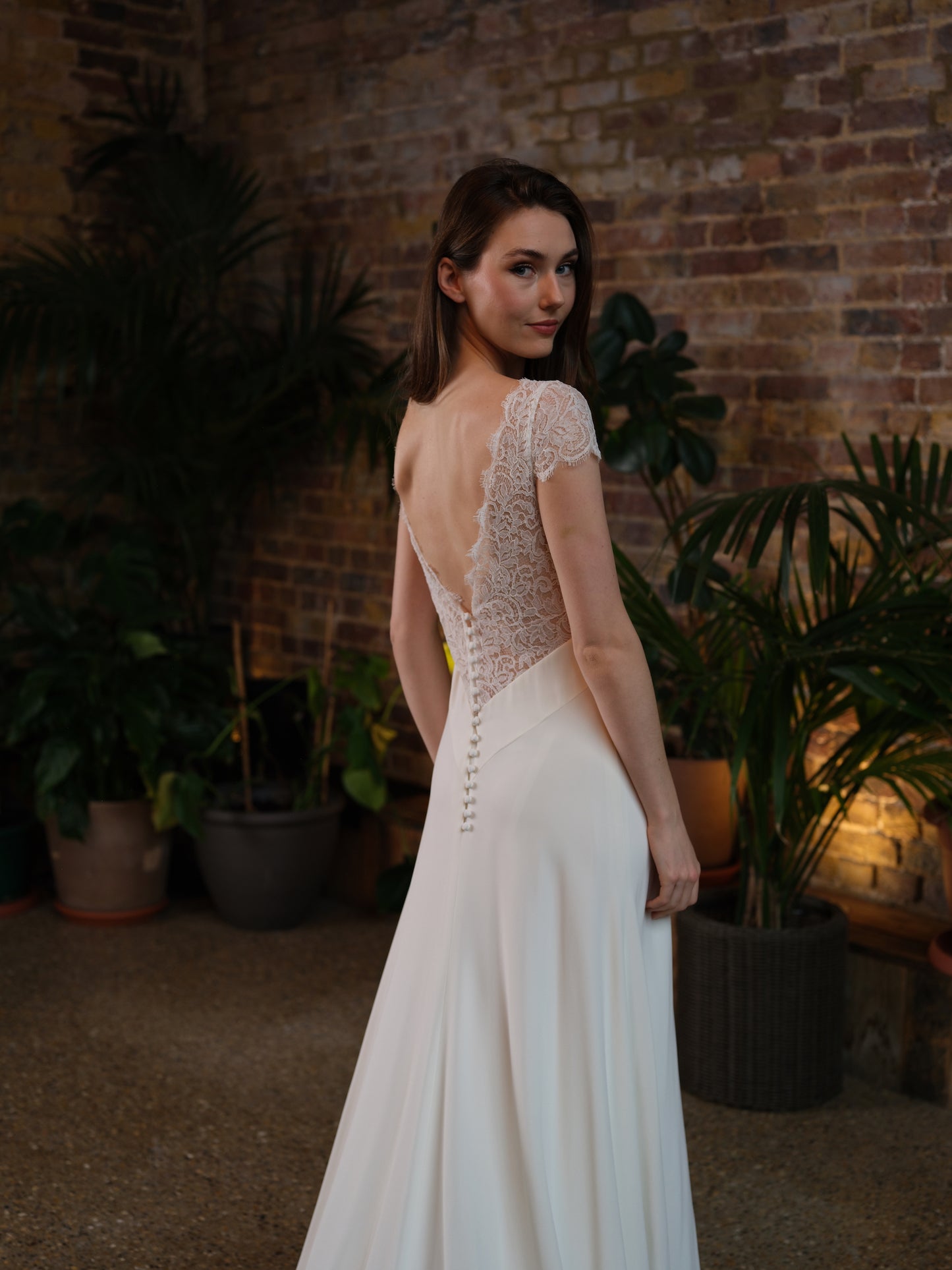 SOLD - Aurelia Lace Wedding Dress Sample Sale UK12