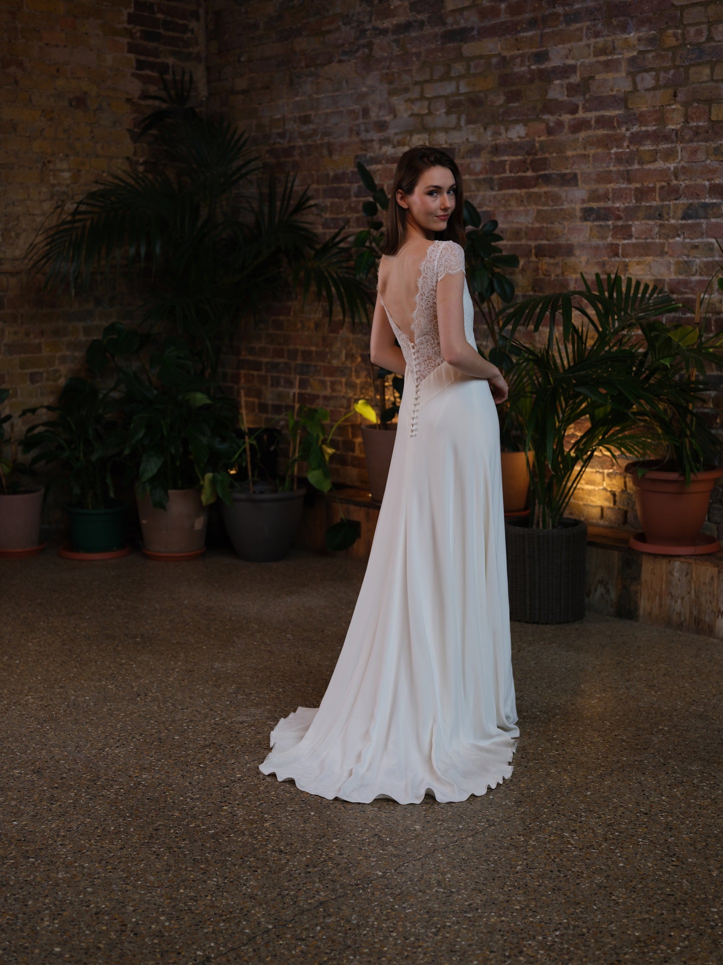 SOLD - Aurelia Lace Wedding Dress Sample Sale UK12