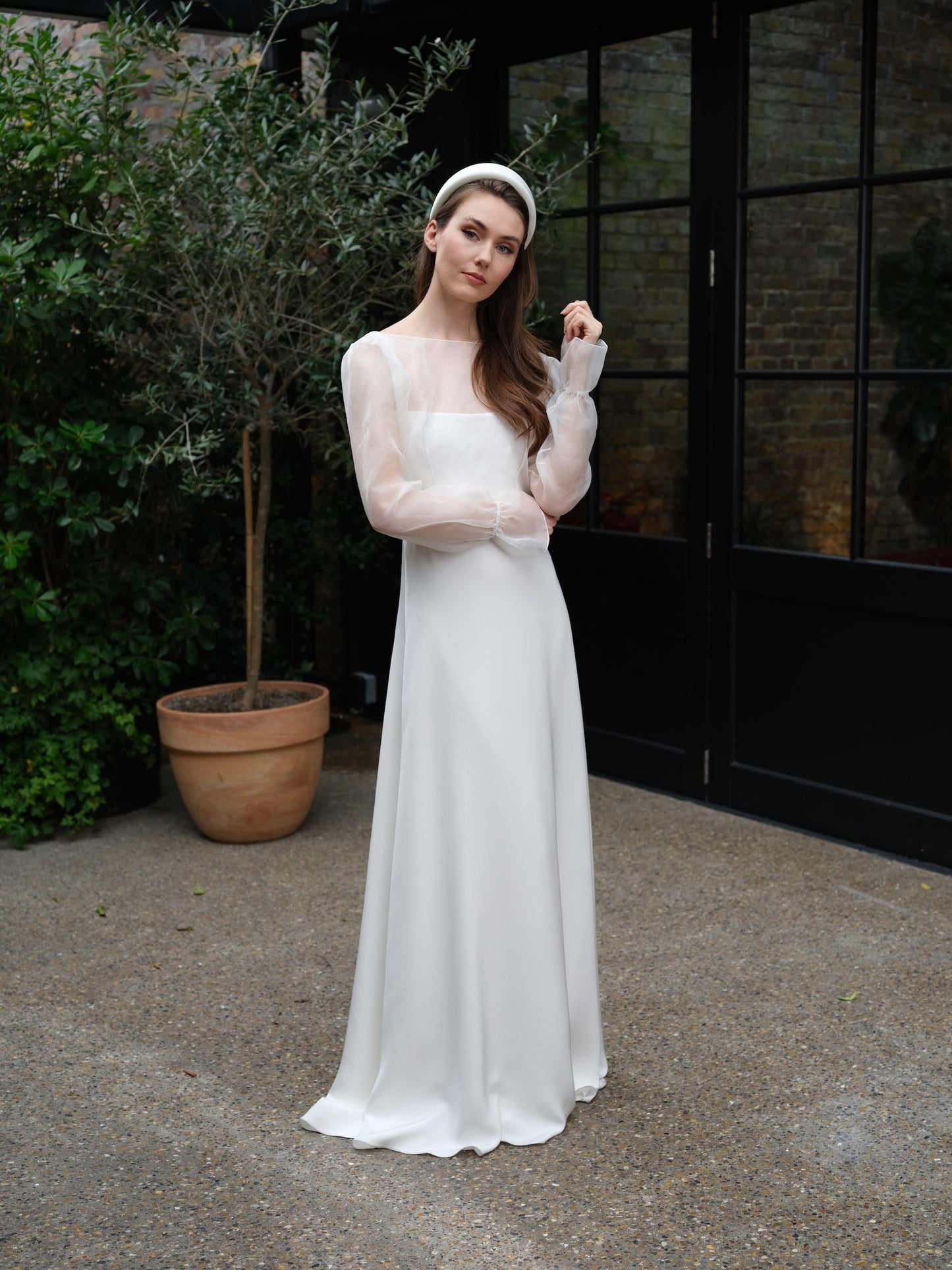 Hermione Organza Bridal Top