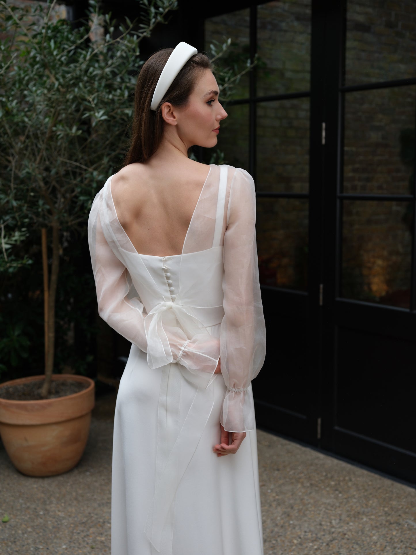 Hermione Organza Bridal Top