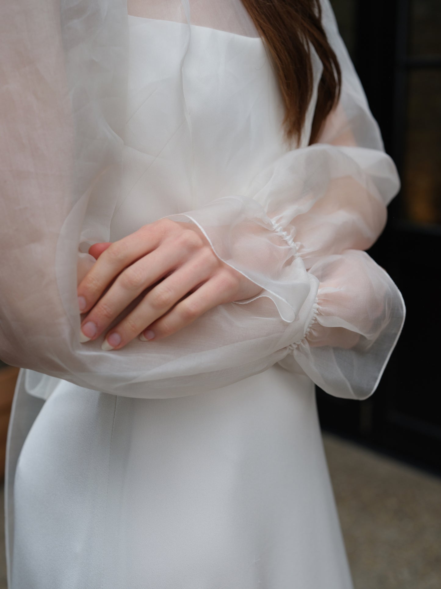 Hermione Organza Bridal Top