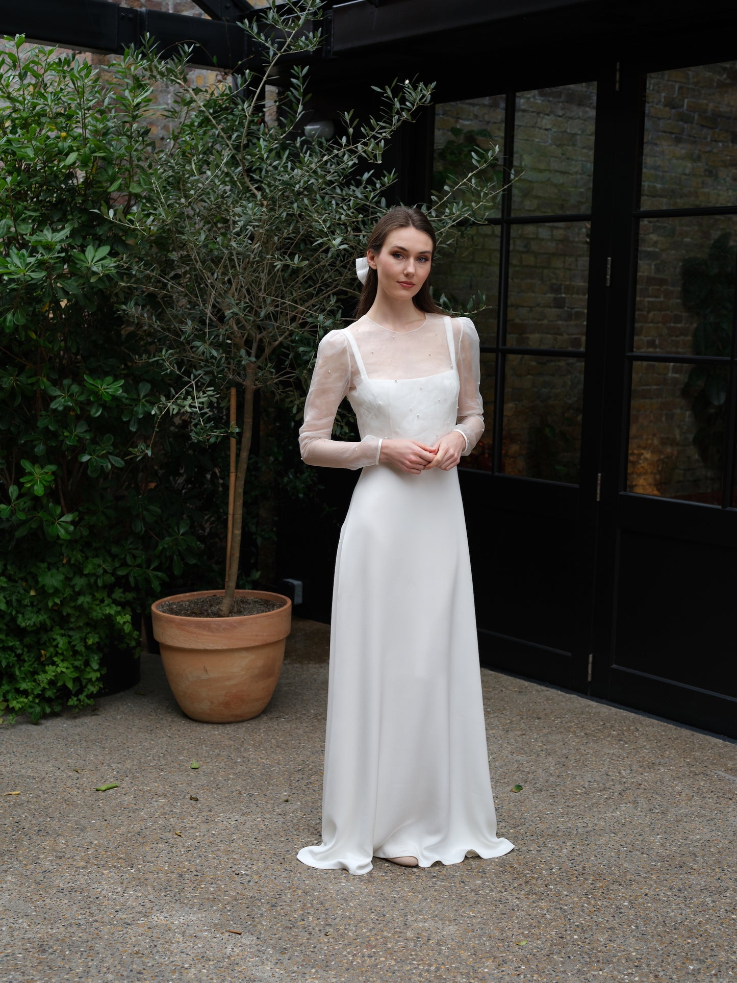 Charlie Pearl Bridal Top