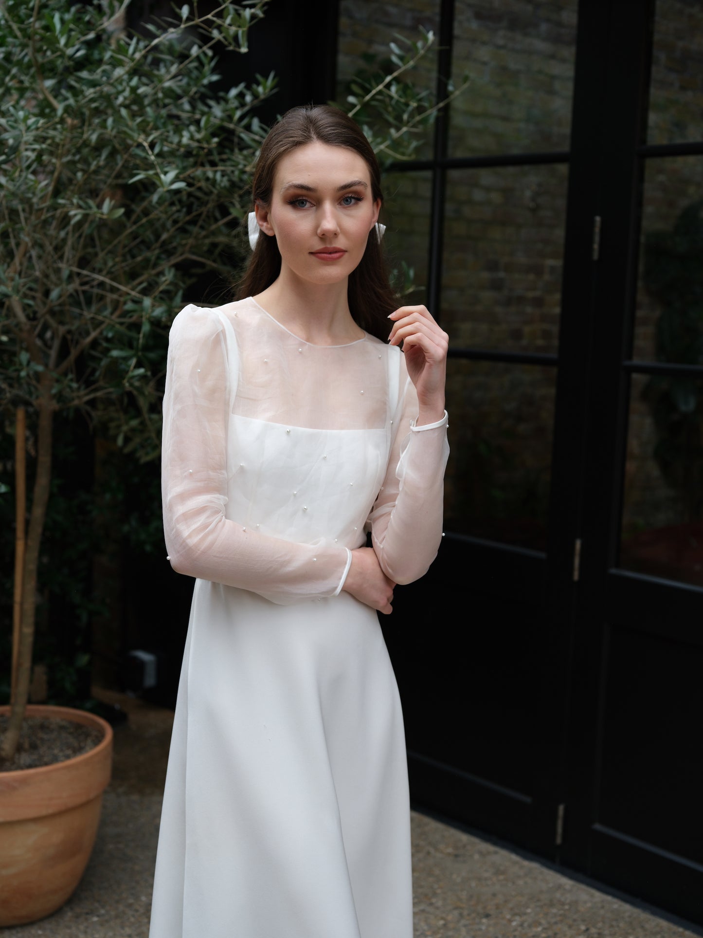 Charlie Pearl Bridal Top