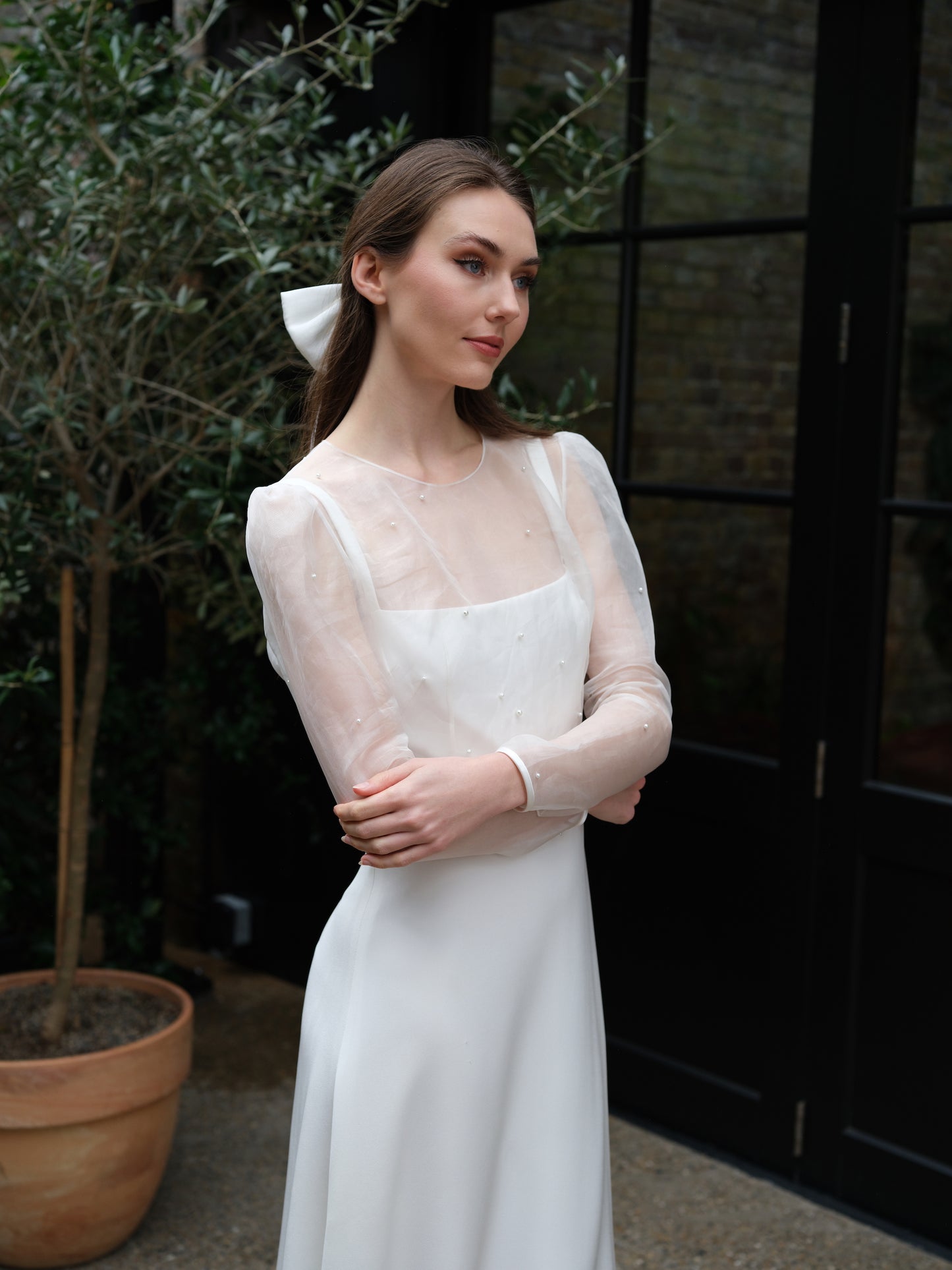 Charlie Pearl Bridal Top