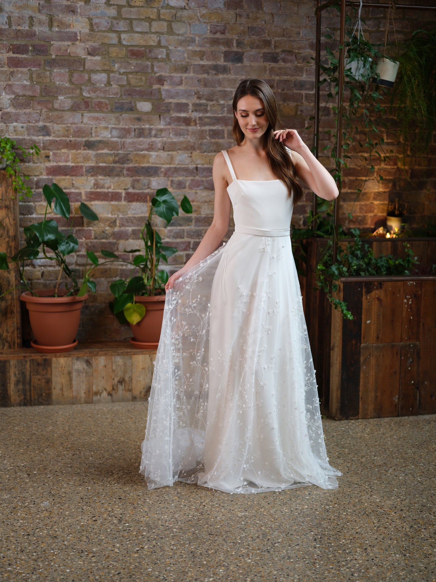 Brie Lace Wedding Overskirt