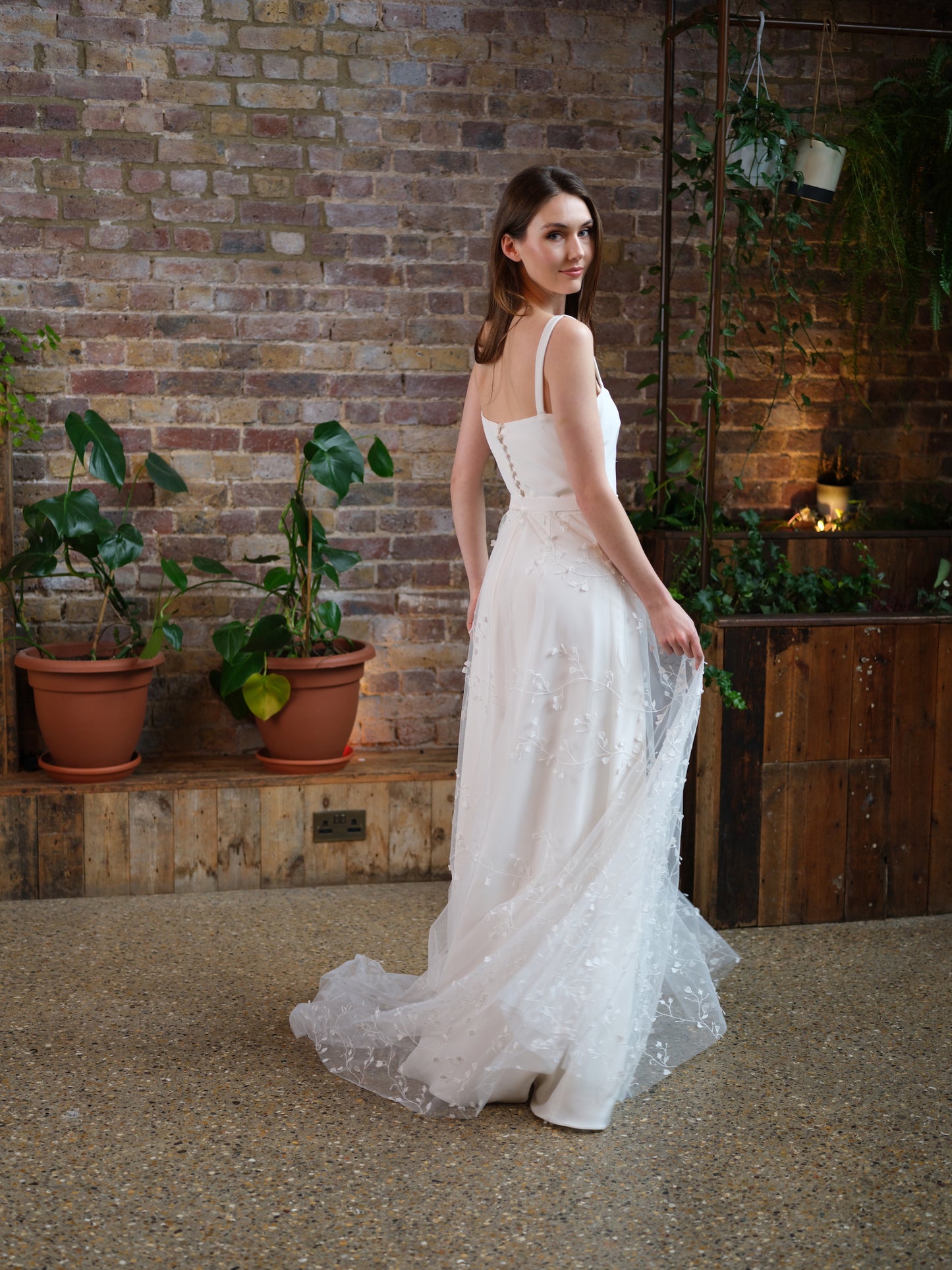 Brie Lace Wedding Overskirt