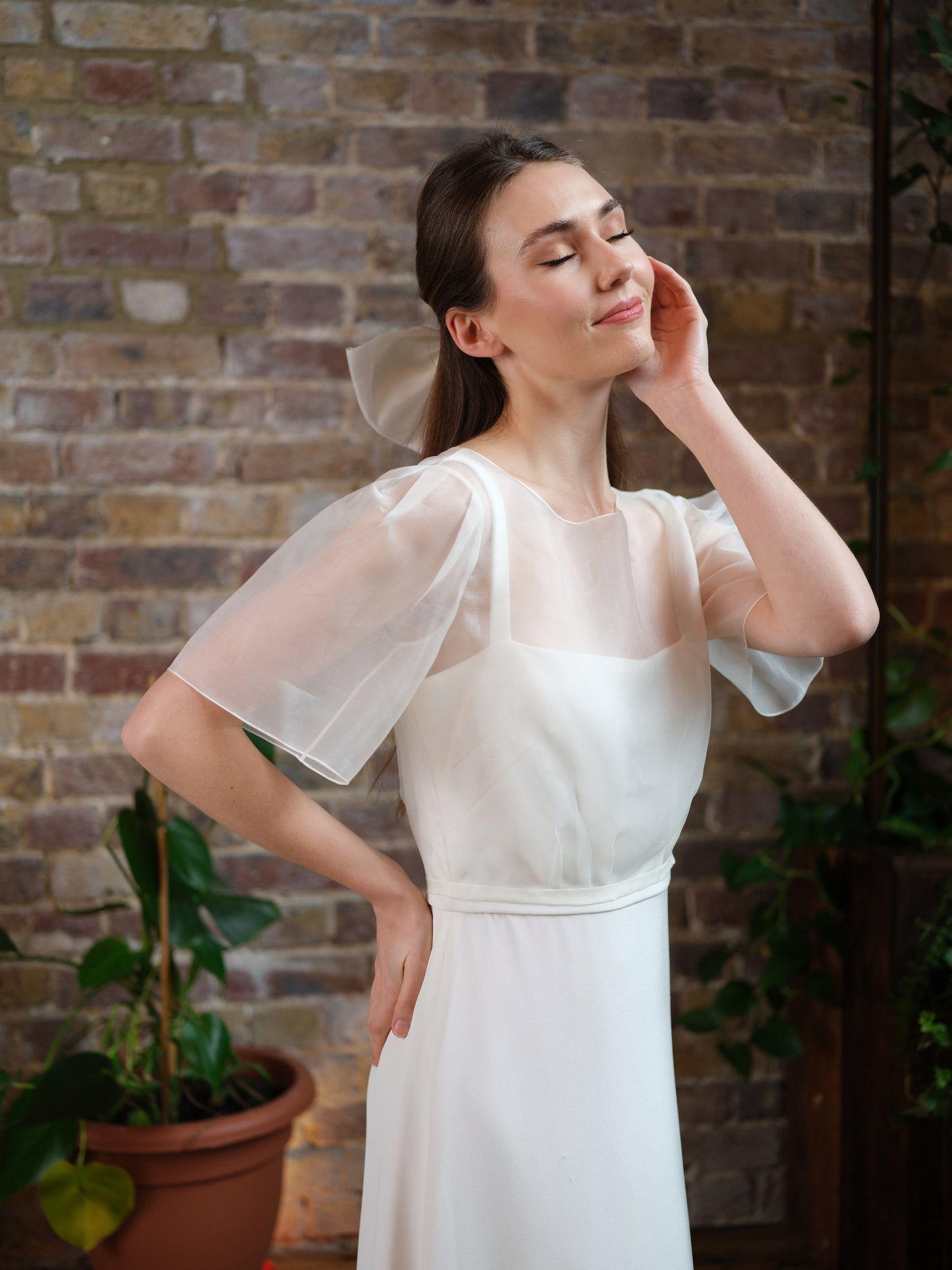 Lane Organza Bridal Top