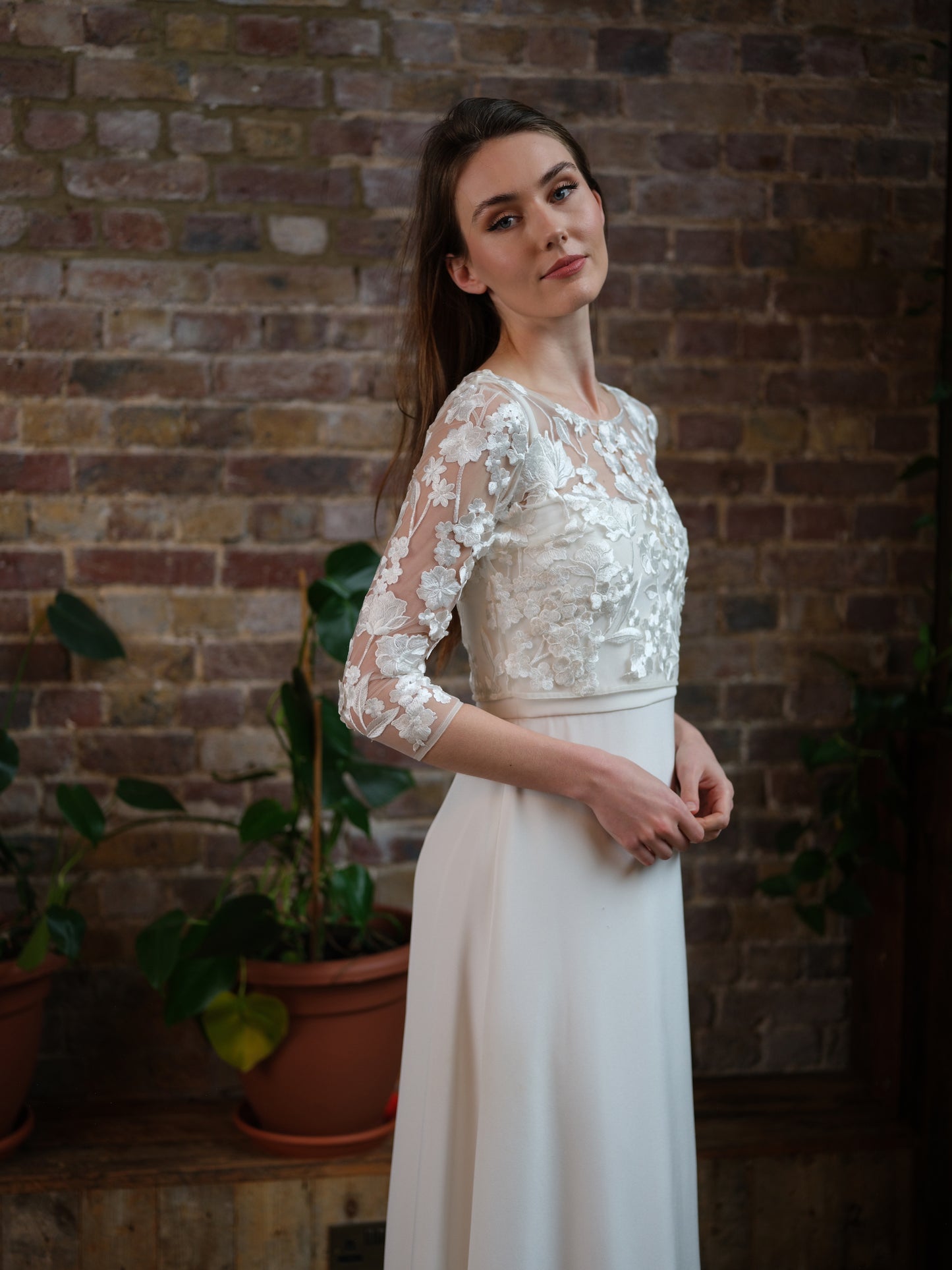 Laura Floral Top For Wedding Dress