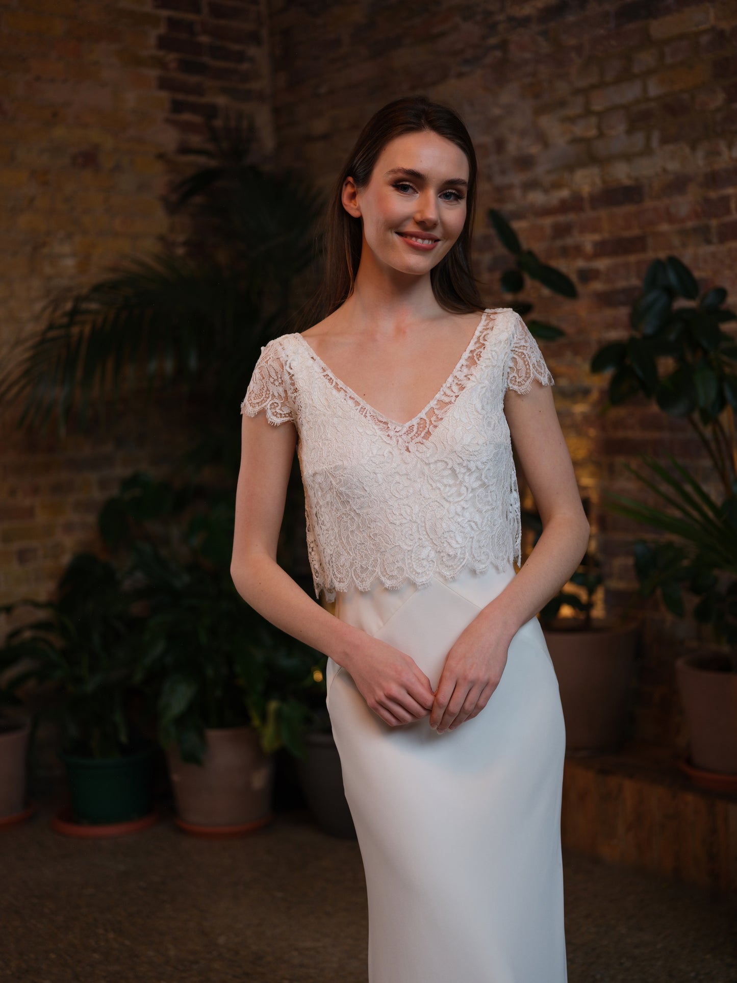 Adria Lace Bridal Top