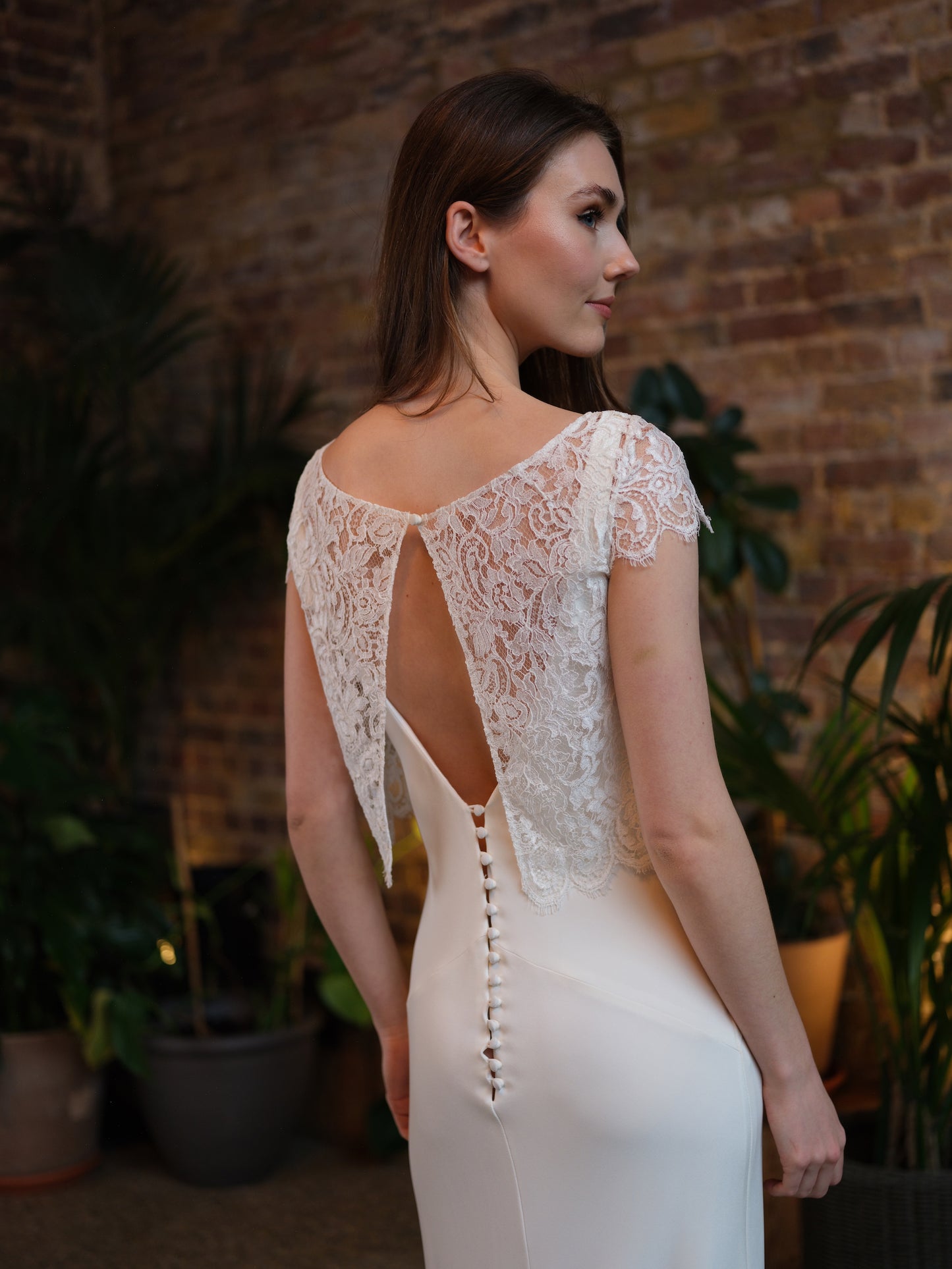 Adria Lace Bridal Top