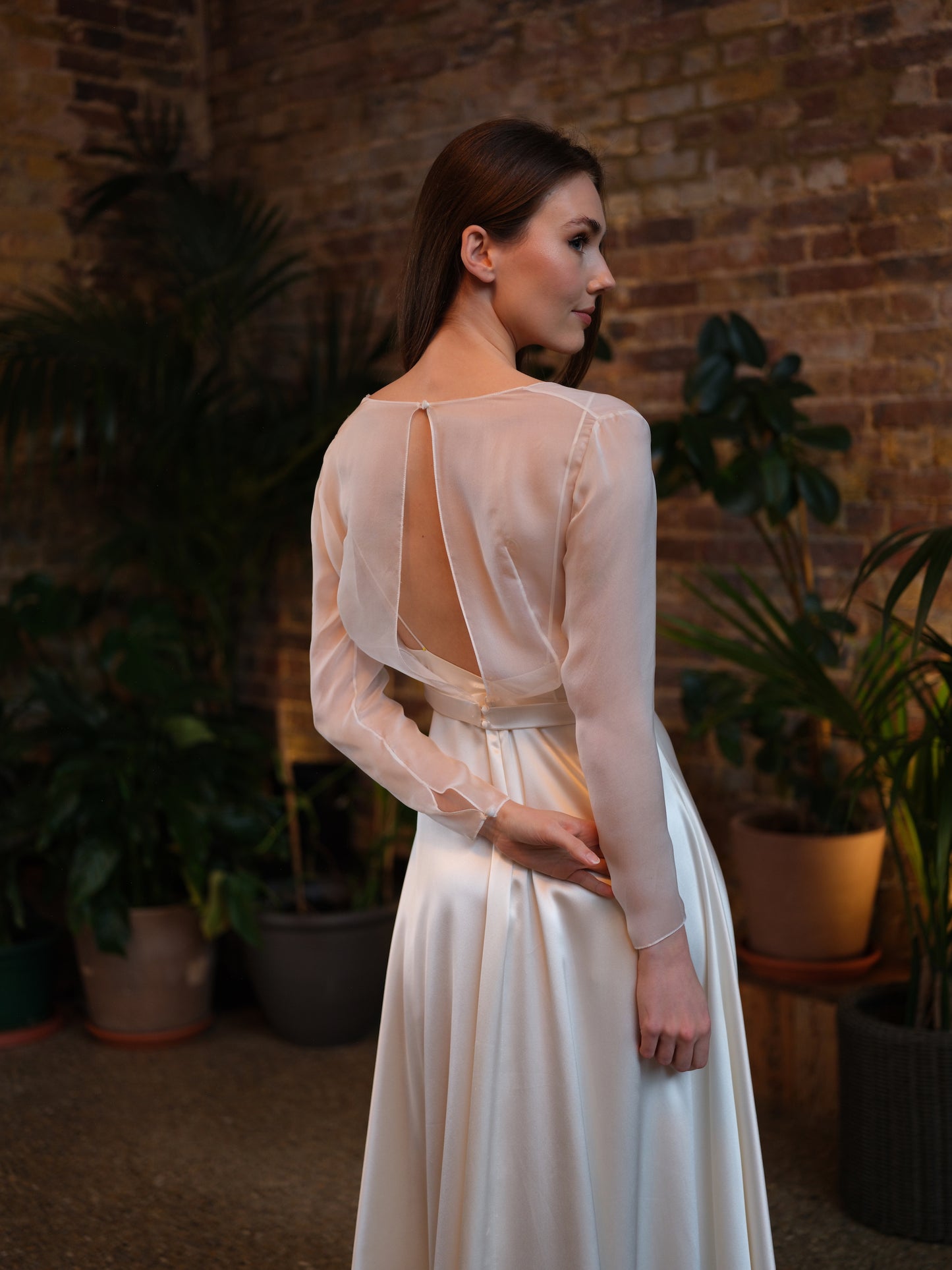 Courteney V Neck Bridal Top